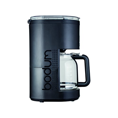 Bodum Bistro Programmierbare elektrische Kaffeemaschine, 12 Tassen, 1.5 l, 1.5 liters, Schwarz von Bodum