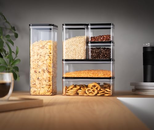 BODUM CANTEEN 6er Set Vorratsgläser, 2 x 1 l / 1 x 1,2 l / 2 x 0,5 l / 1 x 2,6 l von BODUM