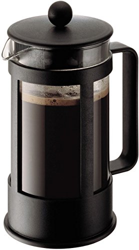 Bodum KENYA Kaffeebereiter (French Press System, Spülmaschinengeeignet, 1,0 liters) schwarz von Bodum