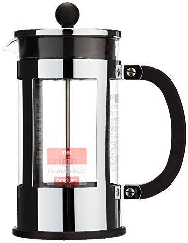 Bodum Kenya Kaffeebereiter 8 Tassen, Edelstahl, Silber, 10.3 x 17.5 x 22.5 cm von Bodum