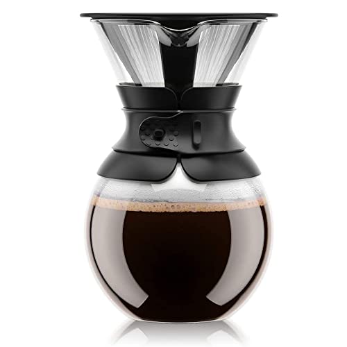 Bodum Pour Over Kaffeeautomat mit Goldfilter centimeters Schwarz von Bodum