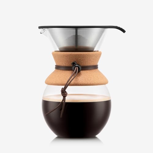 Bodum Pour Over Kaffeemaschine mit Permanentfilter, Korken, 1000 ml Bodum Pour Over Kaffeemaschine mit Permanentfilter, Korken, 1000 ml von Bodum