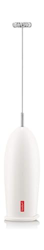 Bodum SCHIUMA Milchschäumer (Edelstahl, Batteriebetrieben) cremefarben, Creme, 3.3x4.3x22.5 von Bodum