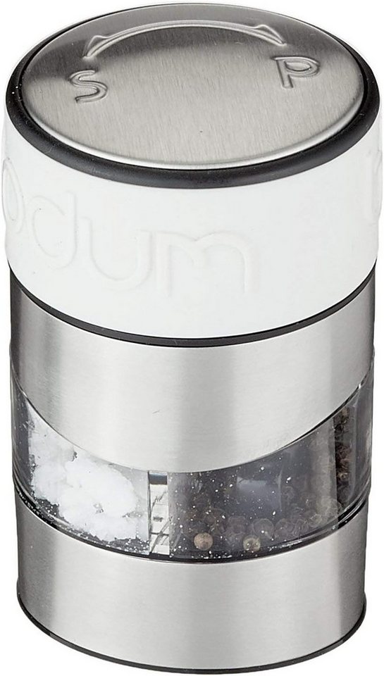 Bodum Salz- / Pfefferstreuer Bodum TWIN Salz- und Pfeffermühle Gewürzmühle 12 cm weiss Bodum Salz- / Pfefferstreuer Bodum TWIN Salz- und Pfeffermühle Gewürzmühle 12 cm weiss von Bodum