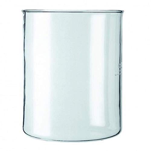 Bodum Spare Beaker Ersatzglas ohne Ausguss für Kaffeebereiter, 4 Tassen, 0.5l, Transparent, 01-11142-10 von Bodum