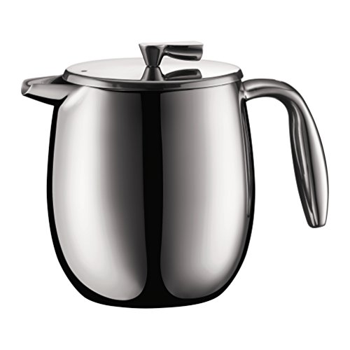 Bodum Doppelwandiger French Press Columbia - 500ml / 4 Tassen - Edelstahl Matt - Spülmaschinenfest Kaffeebereiter von Bodum