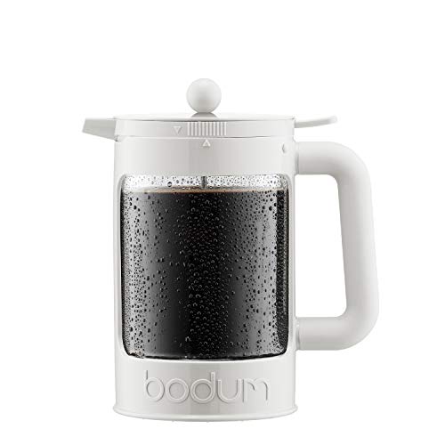 Bodum k11683 – 913 Bean Kaffeebereiter Eiskaffee Kunststoff weiß 12,5 x 20 x 22,7 cm 1,5 l von Bodum