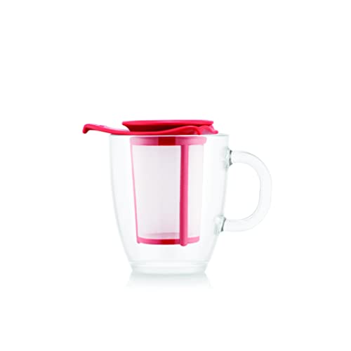 K11239-04 YO-YO SET Becher aus gehärtetem Glas, 0,35 l, Kunststofffilter von Bodum