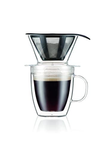 K11872-10SA POUR OVER Kaffee-Tropfer und doppelwandige Tasse, 0,3 l von Bodum