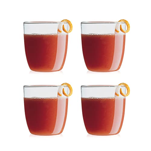 Bodum KVADRANT 4306-10T Set 4 Trinkglas, klein, 0.2 l von Bodum