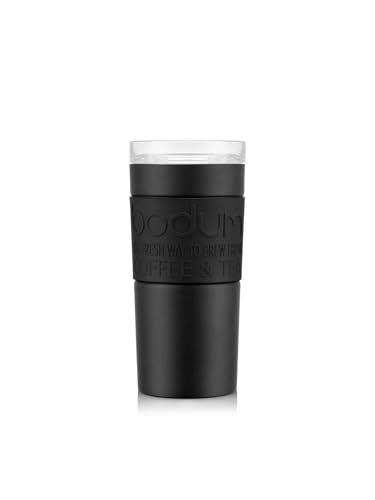TRAVEL MUG Vakuum-Reisebecher, klein, 0,35 l, 12 oz, Edelstahl, schwarz lackiert TRAVEL MUG Vakuum-Reisebecher, klein, 0,35 l, 12 oz, Edelstahl, schwarz lackiert von Bodum