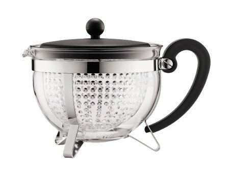Teekanne 1,3 l Chambord schwarz von Bodum