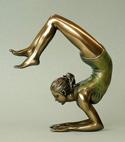 Body Talk Yoga Skulptur – Vrischikasana – Harz, 14 cm – # 76115 von Body Talk