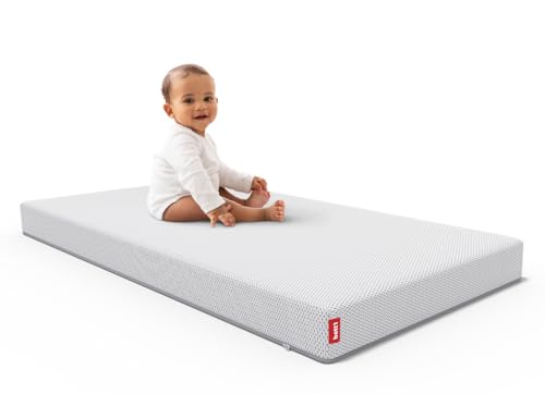 Bodyguard bett1 SuperBreeze Kindermatratze 80x160 cm für Neugeborene, Babys und Kleinkinder (Liegefläche bei 60 °C waschbar, rundum verstärkte Trittkante, Belüftungskanäle, QXSchaum, Oeko Tex 100) von Bodyguard