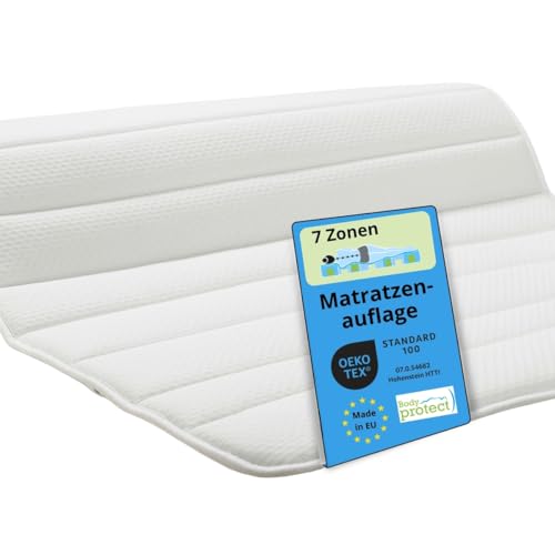 Bodyprotect Matratzenschoner 80x200 cm, Gesteppte Matratzenauflage, Matratzenbezug 80 x 200 cm, Ökotex Zertifiziert, Made in EU, Hypoallergener Topper aus Mikrofaser von Bodyprotect