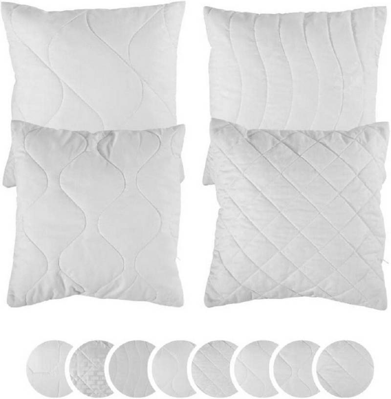 Bodyprotect Zierkissen Inlet, Zierkissen, (4er Set, 4 St., 4er Set), 8 Bezugsvarianten, sortierte Ware, Made in EU von Bodyprotect