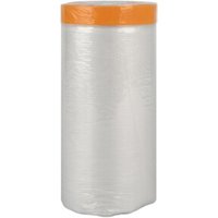 Böck Abdeckfolie Masker Tape mit Klebeband 110cm x 25m von Böck