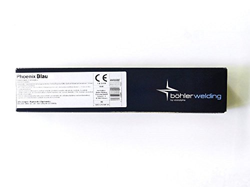 Schweißelektroden, Stabelektroden Phoenix Blau • E 420 RC 11 • 400 Stück • Ø 2,0 mm • L:250 mm von Böhler