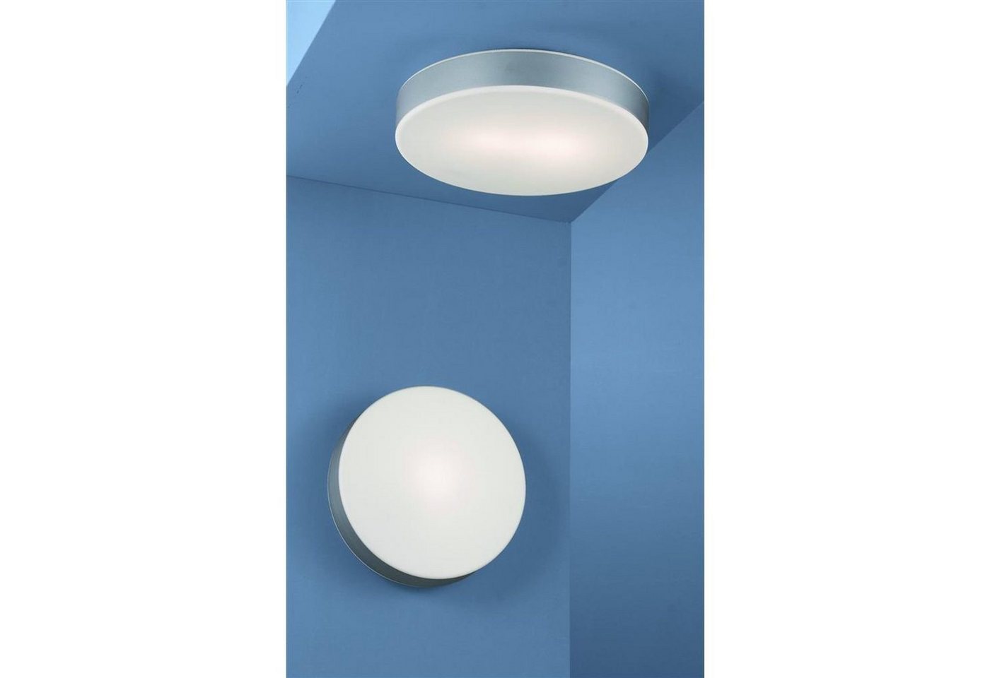 Böhmer Leuchten Deckenleuchten Anbauleuchte, titan, matt, 2x E27 IP20, Glas opal Böhmer Leuchten Deckenleuchten Anbauleuchte, titan, matt, 2x E27 IP20, Glas opal von Böhmer Leuchten