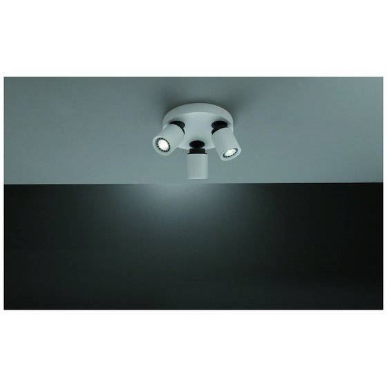 BÖHMER - LED-Anbauleuchte 21W sw/ws mt GU10 IP20 k.Betriebsger Ø210mm von Böhmer