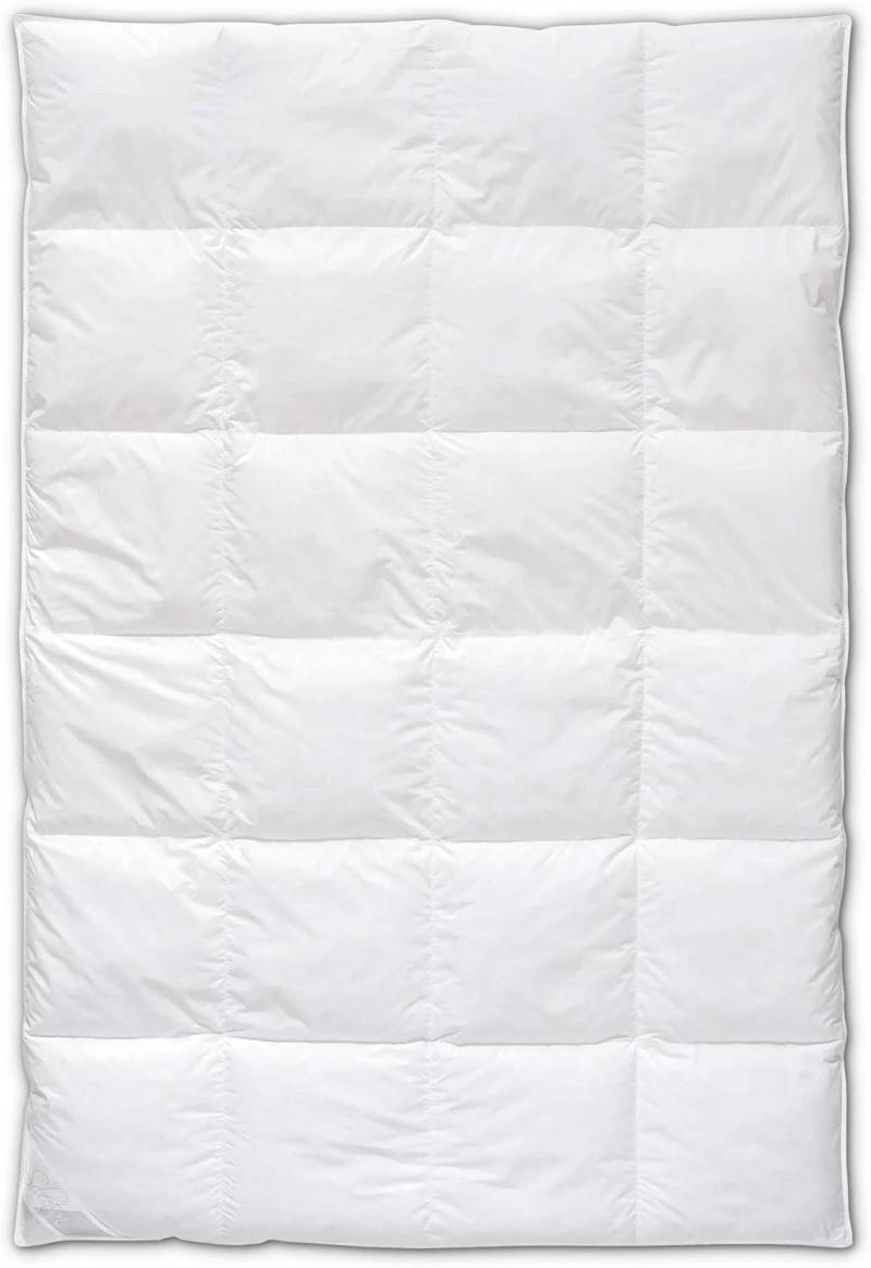B-Ware Böhmerwald Selection Dauneneinziehdecke Bettdecke Allergikergeeignet 200x200 Cm von Böhmerwald