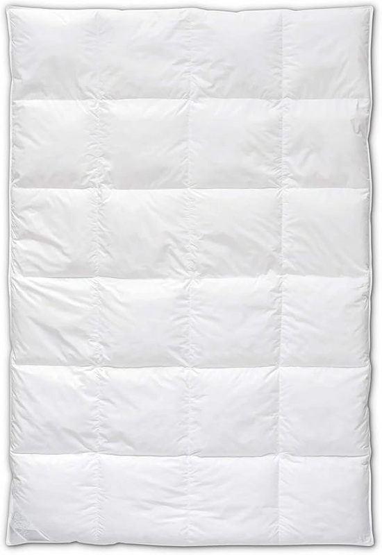 Böhmerwald Daunendecke Bettdecke Daunen Decke 1000g 155x220cm Warm 16 18°C  B-Ware von Böhmerwald