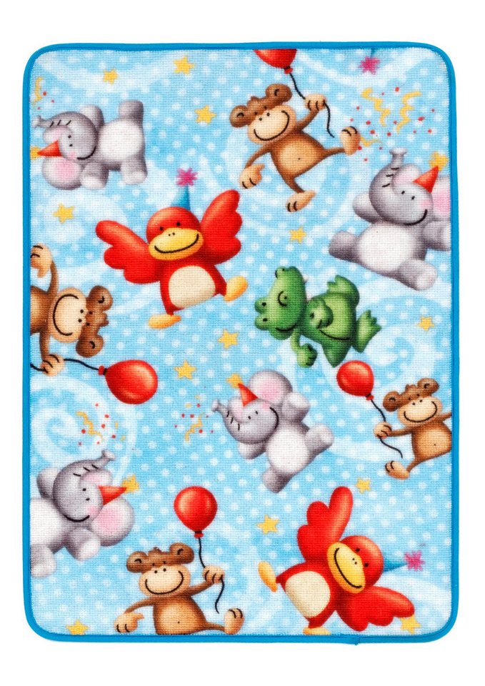 Böing Carpet Kinderteppich BC Kinderteppich Tiere blau Böing Carpet Kinderteppich BC Kinderteppich Tiere blau von Böing Carpet