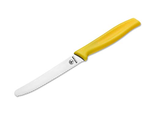 Böker Manufaktur Brötchenmesser Gelb 10,5 cm, 03BO002Y von Böker