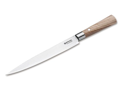 Böker Damast Olive Schinkenmesser von Böker Manufaktur