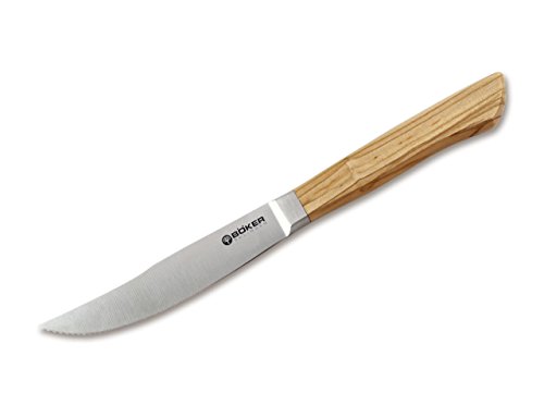 Böker Olive Steakmesser, Holz, Braun, 22.5 x 1 x 1 cm von Böker