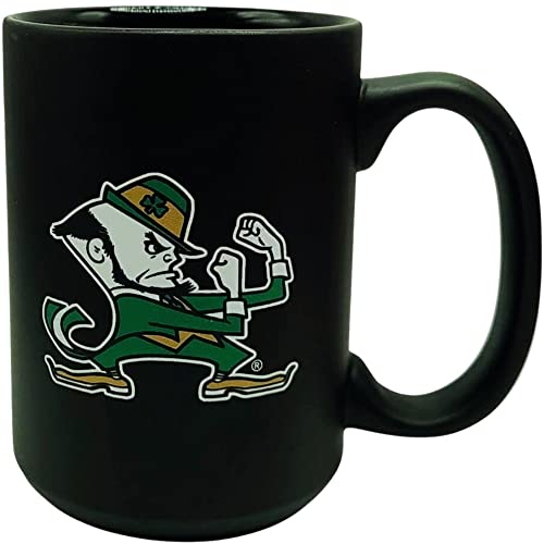 Boelter Brands NCAA Team Logo Matt Schwarz Kaffeetasse 425 ml (Notre Dame Fighting Irish) von Boelter Brands
