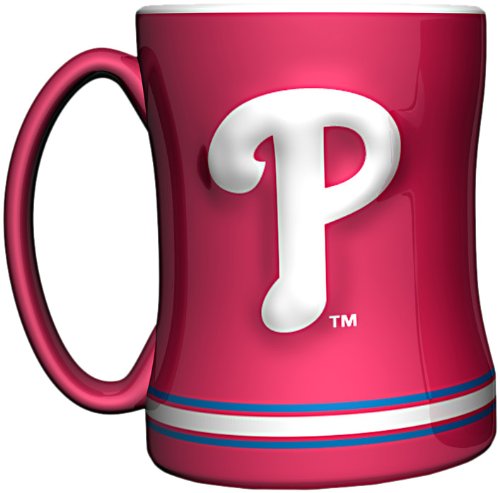 MLB Philadelphia Phillies 14-Ounce Sculpted Relief Mug von Boelter Brands