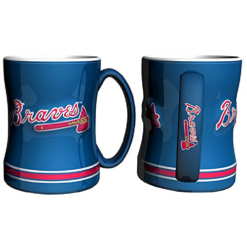 MLB formbare 15 oz tasse Kaffee 14 fl. oz. Atlanta Braves von Boelter Brands