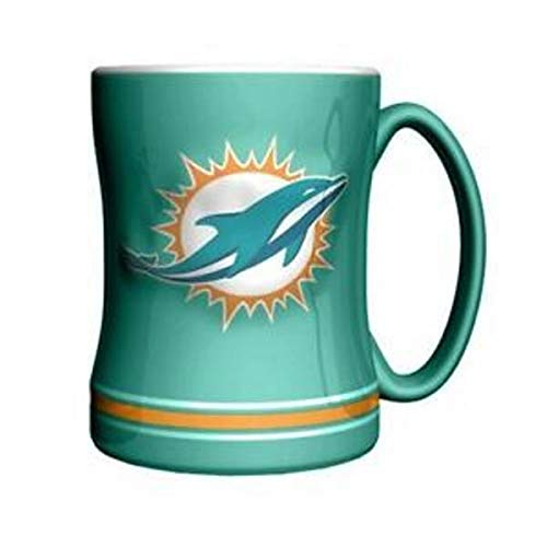 Miami Dolphins Sculpted Coffee Mug by NFL von Boelter Brands