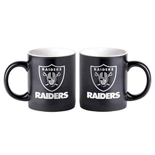 NFL Kaffeetasse Las Vegas Raiders Black Matte Jumbo Becher Tasse Mug Football von Boelter