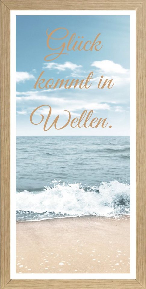 Bönninghoff Bild mit Rahmen Maritim, Meer, Strand (1 St), BxH: 23x49 cm von Bönninghoff