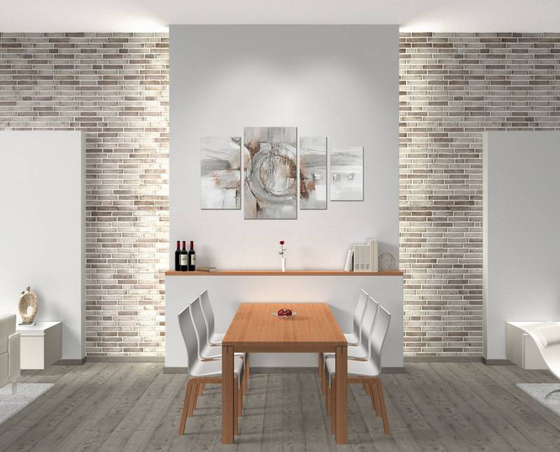 Bönninghoff Ölgemälde, Abstrakt, Abstrakte, Formen, Gemälde, Kunst (1 St), jedes Bild ein Unikat von Bönninghoff