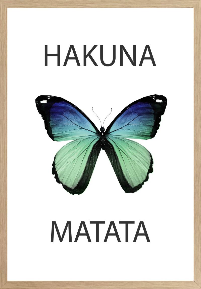 Garahmtes Bild: Hakuna Matata Garahmtes Bild: Hakuna Matata von Bönninghoff