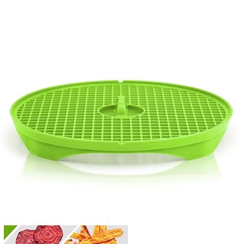 Börner Crispymaker (Grün) • Chips Macher für die Mikrowelle • Chip Maker für kalorienarme Chips ohne Fett • Frische Chips selber machen • Kartoffelchips & Gemüsechips Maker von Börner