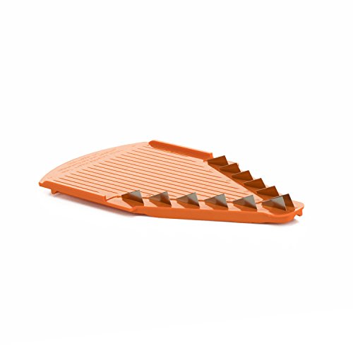 Börner Messereinschub für V1, V3 & V6 (7mm) • Messereinsatz ideal als Pommes Schneider • Gemüsehobel Messereinschub (V-Hobel) • Börner V1, V3 & V6 Küchenhobel Zubehör • Farbe: Orange von Börner