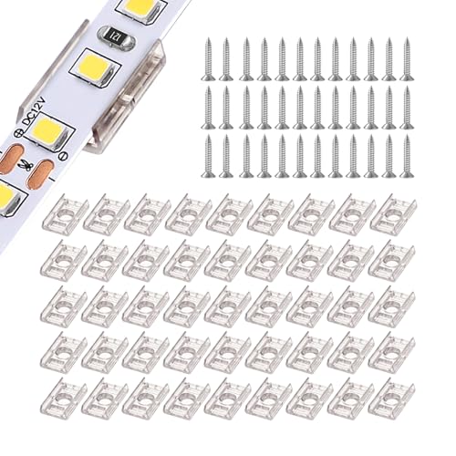 Bofanze 200 Stück LED Strip Mounting Clip Halterung Neon lED Strips lED strips clips 8mm Transparent lED strip Mounting clips LED Streifen Montagehalterung Clip mit Schrauben für lED-Streifen Bofanze 200 Stück LED Strip Mounting Clip Halterung Neon lED Strips lED strips clips 8mm Transparent lED strip Mounting clips LED Streifen Montagehalterung Clip mit Schrauben für lED-Streifen von Bofanze