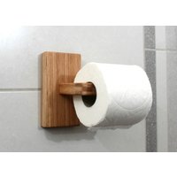 Eiche Holz Toiletten Papierrollenhalter. Toilettenpapierhalter Aus Holz Eiche Holz Toiletten Papierrollenhalter. Toilettenpapierhalter Aus Holz von BogaHome