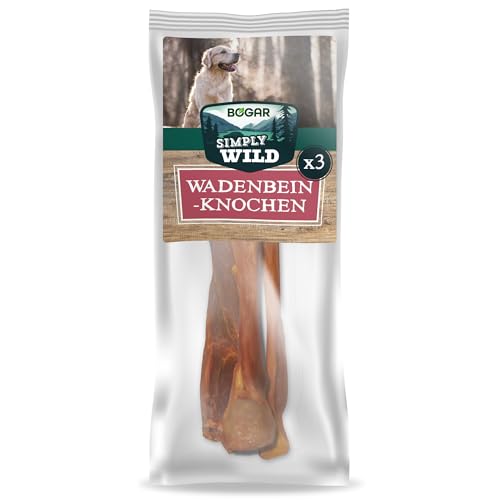 Bogar - Simply Wild - Hundeknochen – Hundefutter als Ergänzung zur täglichen Ernährung – Hundeleckerli in Form von 3 kleinen getrockneten Schweineknochen – Unterstützt die Hundepflege & Zahngesundheit Bogar - Simply Wild - Hundeknochen – Hundefutter als Ergänzung zur täglichen Ernährung – Hundeleckerli in Form von 3 kleinen getrockneten Schweineknochen – Unterstützt die Hundepflege & Zahngesundheit von Bogadent