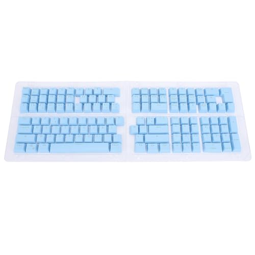 Bognajin 132 Tasten französische Layout -Tastaturschlüsselkaps, kompatibel mit 61 108 Tastenmechaniktastaturen, Premium -ABS -Material, einfach zu ersetzen und zu warten, Backstreu die (Blue) von Bognajin