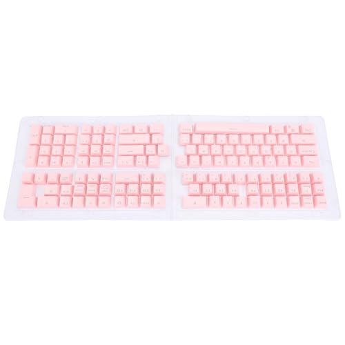 Bognajin 132 Tasten französische Layout -Tastaturschlüsselkaps, kompatibel mit 61 108 Tastenmechaniktastaturen, Premium -ABS -Material, einfach zu ersetzen und zu warten, Backstreu die (Pink) von Bognajin
