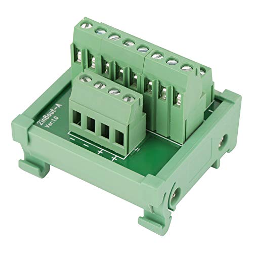 Bognajin 2-in-8-Out-Din-Schienen- Und Panelmontage-Stromverteilungsmodul-Breakout-Board-Klemmenblöcke, Kompakt Und Langlebig von Bognajin