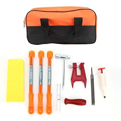 Bognajin Material Chainsaw Files Kit with Quick Lock Mechanism, Carry Pouch, and Engraved Angle Markings for Accurate Alignment, Complete Set for Chainsaw Sharpening and Maintenance Bognajin Material Chainsaw Files Kit with Quick Lock Mechanism, Carry Pouch, and Engraved Angle Markings for Accurate Alignment, Complete Set for Chainsaw Sharpening and Maintenance von Bognajin