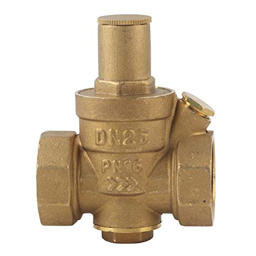 Brass Pressure Reducing Regulator Valve, DN25 1inch Pressure Regulator Valve, Piston Structure with 16MPa. Pressure, Standard Thread for von Bognajin