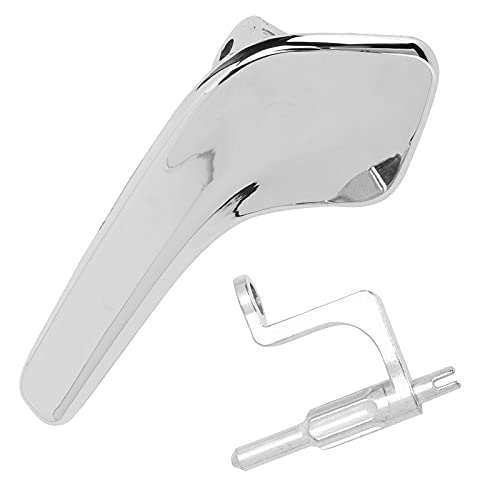 Car Interior Door Handle Left 13297813, Replacement for MK3 HATCHBACK 2006 2013, Inner Door Handle with Connecting Rod, Metal and ABS Construction, von Bognajin