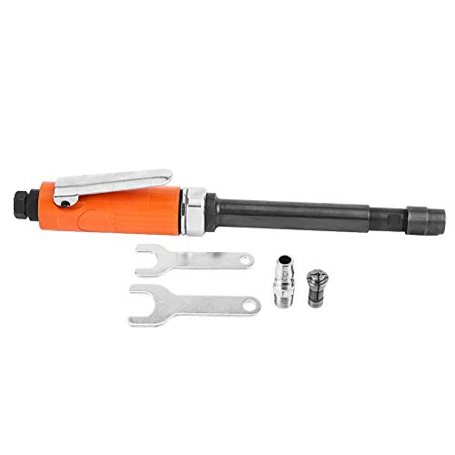 Pneumatische Schleifstecherpolierwerkzeug, Luftstaberschleife mit 3 mm6 mm/Chuck, Geschwindigkeit 25000 U/min pneumatisches Polierwerkzeug für Metallholz -Gummi -Reifen, (Extended) von Bognajin